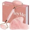 baimei icyme rodillo de jade y gua sha, rodillo facial para reducir el enrojecimiento de la piel, cuidado personal para hombres y mujeres, masajeador para cara, ojos, cuello, alivia líneas finas. baimei icyme rodillo de jade y gua sha, rodillo facial para reducir el enrojecimiento de la piel, cuidado personal para hombres y mujeres, masajeador para cara, ojos, cuello, alivia líneas finas.