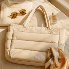 bolso tote bagsmart para mujeres, bolso de hombro ligero y acolchado con compartimentos, bolso de mano para viajes, trabajo, gimnasio | ligero